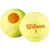 Wilson Starter Orange, Tennis Unisex-Bambini, Giallo/Arancione, 3 Palline