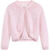 Yimutian Ragazze Manica Lunga Scintillante Bolero Bambini Cardigan Coprispalle Elegante Abito Principessa da Sposa Rosa 110