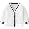ACMEDE Ragazze Cardigan Basic per Bambini in Cotone con Bottoni, Ragazzi Cardigan da Scuola Maglieria con Scollo a V Maglione a Maniche Lunghe Cardigan Bambino Knitwear per Uniforme Scolastica