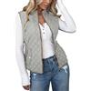 Kobilee Gilet Donna Invernale Trapuntato Piumino Smanicato Giubbotto Senza Maniche Elegante Giacca Primaverile Corto Leggero Gilet 100 Grammi Imbottito Gilet Piumino