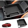 SHAOHAO Compatibile con Ford Ranger T9 2023 2024 2025 XL XLT Console Centrale Bracciolo Centrale Vano portaoggetti, Accessori ford ranger wildtrak 2024(freno elettronico)