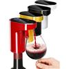 Redsack Regalo per la Festa della Repubblica - 5-in-1 Decanter Elettrico Vino & Erogatore Liquori Smart | Aeratore Auto con Dosaggio 1-999ml | Per Appassionati di Vino, Whisky e Host (Rosso)