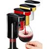 Redsack Regalo per la Festa della Repubblica - 5-in-1 Decanter Elettrico Vino & Erogatore Liquori Smart | Aeratore Auto con Dosaggio 1-999ml | Per Appassionati di Vino, Whisky e Host (Nero)