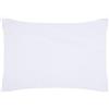 STOF - Federa sacco - Dimensione 50 x 70 cm - Qualità Percale di Cotone - 100% Cotone Certificato Oeko-Tex - Colore Bianco - Modello Elysée - Biancheria da letto per la casa