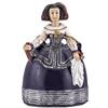 DRW Figura Menina Infanta Mariana Austria Resina dipinta a mano 9 cm