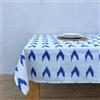TRESMESTRES Tovaglie per Tavoli Rettangolari e Quadrati - Colorato Stile Mediterraneo - Copritavolo Moderno, Elegante e Casual - Blu, 60x60 cm