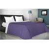Viterbo Biancheria Trapuntino - Copriletto Quilt - Primavera Estate - Valentina - Letto Singolo - Matrimoniale - Tinta Unita - Doubleface - MADE IN ITALY (Singolo, (880), Viola)