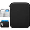 Dadanism 9-11 Custodia Protettiva Borsa Tablet Per iPad (A16) 11, iPad Air 11 M4/M3, iPad Pro 11 M5/M4, iPad 10a Gen/Air 5 10,9, iPad 9/8/7a Gen 10,2, Galaxy Tab A11+ 11, Tab M11 11,Nero