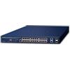 PLANET Switch di rete PLANET IPv6/IPv4, 4-Port Gestito Gigabit Ethernet (10/100/1000) Supporto Power over (PoE) 1U Blu [GS-4210-24HP2C]