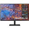 Samsung Monitor Led 32'' Samsung ViewFinity S8 S80PB 4K Ultra HD 3840x2160p 5ms classe G Nero [LS32B800PXPXEN]