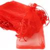 Duories 30 sacchetti in organza da riempire, sacchetti regalo in organza, per festival, feste, matrimoni, caramelle, sacchetto regalo, lavanda, 20 x 30 cm, rosso
