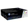 HP CF371AM KIT 3 TONER C/M/Y 128A
