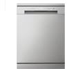 LG DF141FV Lavastoviglie Libera Installazione, Serie 1, Lavastoviglie 14 coperti, Classe D, Sistema QuadWash a 4 Bracci Irroratori, Programma Turbo, EasyRack Plus, Smart Diagnosis, Grigia