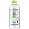 Garnier Micelles, detergente per la pulizia del viso, per pelli miste e sensibili (tollerabilità ottimale, senza profumo), 1 x 400 ml