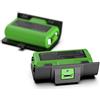 PowerA Kit Play&Charge per Controller Wireless di Xbox Series X|S e Xbox One, Compatibile con la Docking Station Xbox, 2 Batterie Ricaricabili con Spie LED, 4 Sportelli per Batterie, Nero e Verde