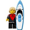 Lego Minifigures Series 17 - #1 PROFESSIONAL SURFER Minifigure - (Bagged) 71018