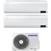 Samsung Climatizzatore Dual Split 7+12 Btu/h WiFi AJ040TXJ2KG Windfree Avant