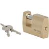 CISA 121610900, Lucchetto Rettangolare Locking Line, Ottone, 90 mm