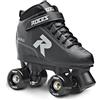 Roces Ragazzi Movida Up Roller Skates/Pattinaggio Street, Ragazzo, Movida Up, Black, 36