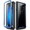 i-Blason Cover Samsung S9, Custodia Rigida con Protezione per Schermo Integrata [Serie Ares] TPU Bumper Rugged Case per Samsung Galaxy S9 2018, Nero/Blu