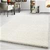 Teppium Moderno Tappeto Salotto 240 x 340 cm Crema - Shaggy Tappeto per scendiletto Camera da Letto, Cucina y Soggiorno - Tappeto Morbido y Fluffy, Monocromatico, facile manutenzione