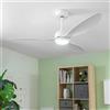 InnovaGoods Ventilatore da Soffitto con Luce LED e 3 Pale ABS Flaled InnovaGoods Bianco 36