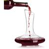 HALAWAKA Decanter per vino rosso in vetro cristallo soffiato a mano, al 100% senza piombo, regalo e accessorio per amanti del vino Decanter