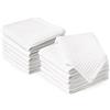 Encasa XO Asciugamani da cucina e salviette in cotone Encasa XO | Bianco | Strofinaccio in waffle e tessuto piatto | Set strofinacci | 30x30 cm | Riutilizzabile e ad asciugatura rapida Set di 12