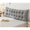 UWOBTN Cuscino da Lettura , 60/80/100/120/150/180/200cm Schienale Testata Letto Divano ,grande Rettangolare Cuscino Schienale , Premium Cuscino Lettura Testiera ,Lavabile Cuscino da Parete ( Color : #4 , Siz