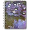 N NEUMANNVERLAGE NEUMANN - Agenda Settimanale Diary 2024, 16,5x21,6 cm, CLAUDE MONET