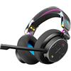 Skullcandy PLYR Cuffie da Gioco Wireless Over-Ear Multipiattaforma, 24 Ore di Autonomia, Enhanced Sound Perception e Microfono, Compatibili con Xbox, Playstation e Computer - Nero