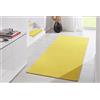 HANSE Home Tappeto Fancy - Tappeto da Soggiorno in Tinta Unita Moderno in Velluto per Sala da Pranzo, Soggiorno, cameretta dei Bambini, corridoio, Camera da Letto, Cucina, Giallo, 80 x 200 cm