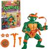 Ninja Turtles Tartarughe Ninja, Statuetta articolata 10 cm, Figruina da collezione Classica, Michelangelo, giocattolo per bambini dai 4 anni, Giochi Preziosi T0001B