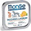 Generic MONGE UMIDO CANE MONOPROTEICO FRUTTA TACCHINO E AGRUMI 6 VASCHETTE DA 150GR