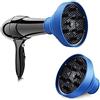 TEKSHOPPING Diffusore in Silicone per Phone Asciuga Capelli con Collo da 4.2 - 4.8 cm Asciugacapelli Richiudibile | Dimensioni in Descrizione per Compatibilità Col Vostro Phone | Colore Selezionabile (Azzurro)