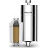 Philips, filtro doccia a 3 stadi, addolcitore d'acqua, doppia rete e materiale KDF certificato NSF, riduce cloro, impurità, residui di ruggine, per soffione doccia portatile (set di filtri per doccia)