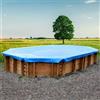GRE Telo di copertura invernale per piscine in legno GRE Braga 815x420 cm