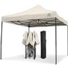 All Seasons Gazebos: Gazebo pop-up 3x3m completamente impermeabil - Crema