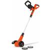 Powerplus Dual Power POWDPG8060-20V - Estirpatore di erbacce telescopico a batteria, senza batteria e caricabatterie, con spazzola in nylon e acciaio, attrezzi da giardino per la rimozione delle