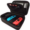 Subsonic - Stoccaggio custodia rigido e resistente agli urti per gli accessori e console Nintendo Switch console e accessori - Zip caso EVA di archiviazione per NintendoSwitch - Nero