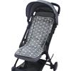 ITODA Fodera per seggiolino per passeggino, traspirante, cuscino in cotone per passeggini, protezione per seggiolino auto, inserto universale per passeggino, seggiolone