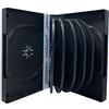 5 custodie da 12 posti per cd e dvd, spessore 39mm con tasca trasparente per copertina
