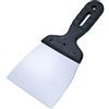 AERZETIX - C54960 - Spatola universale 100x220mm - per muratura pittura stucco gesso - raschietto/coltello per carta da parati - manico in plastica - lama in acciaio inossidabile
