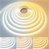 GOMING 24V 10M Riflettore Lineare CCT Striscia LED COB 2700K-6500K 624LED/M | Bianco Sintonizzabili CRI 93+ Non Impermeabile Nastro LED per Casa Decorazione(CCT Controller e Alimentatore Non Inclusi)
