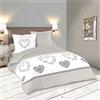 Stof LOVELY CASA, Copripiumino, Cotone, Grigio, 260 x 240 cm