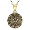 EUDORA Harmony Ball Collana Chiama Angeli Gravidanza, Collana Fiore Vintage Ciondolo per Donna incinta Regalo per Mamma Futura Originale Gioielli, 114 cm + 76,2 cm
