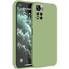 Topme Cover per Redmi Note 11 Pro+ 5G / Redmi Note11 ProPlus (6.67 Inches) Custodia Case, Protezione Della Pelle Della Custodia in Silicone Tpu - Verde Matcha