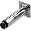 Mprofi MT 4 X Piedini per Mobili-Piedini per Cucina-Piedini per Tavoli-Piedini per Armadi-Piedini per Zoccolo-Gambe per Mobili-Piedini per Divani-Cromo Lucido-Regolabili-Altezza:100 mm-Ø 30mm