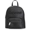 CAFèNOIR Cafe Noir ZAINO GLITTERATO CON LOGO RICAMATO - C3BE0501 - NERO, Taglia unica