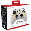 Gioteck SC3 Pro Wireless Controller for Switch with Programmable Back Buttons RGB LED - White - Bluetooth Compatible